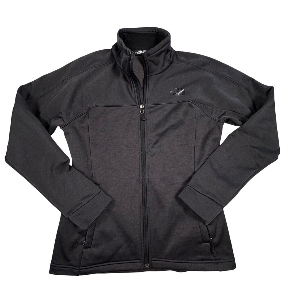 The North Face Cinder 200 Soft Shell Jacket Women's M Gray Full Zip Fleece